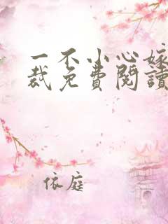 一不小心嫁了总裁免费阅读全文