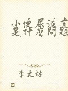 小便尿液有泡泡是什么问题