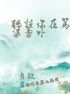 听说你在骂我老婆番外