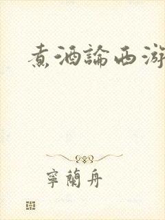 煮酒论西游