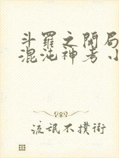 斗罗之开局获得混沌神考 小说