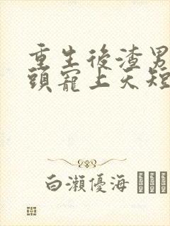 重生后渣男死对头宠上天短剧