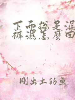 下面总是漏尿内裤湿怎么回事