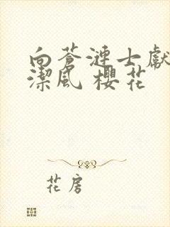 向苍涟士献上纯洁风 樱花