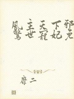 风主天下邪王的惊世宠妃免费