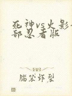死神vs火影全部忍者版