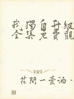 我独自升级动漫全集免费观看第一季