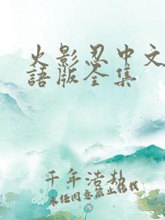 火影忍中文版国语版全集