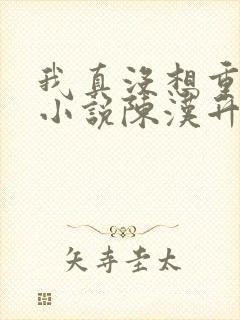 我真没想重生啊小说陈汉升