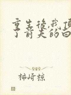 重生后,我顶替了前夫的白月光