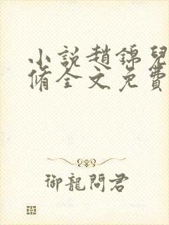 小说赵锦儿秦慕修全文免费阅读免费