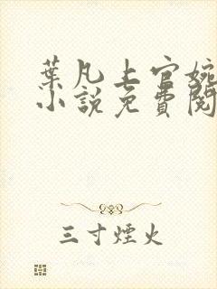 叶凡上官婉儿的小说免费阅读