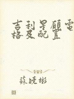 吉利星愿电车价格及配置