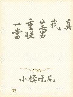 一重生我真没想当暖男