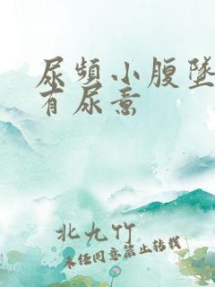 尿频小腹坠胀总有尿意