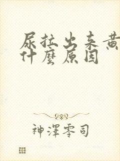 尿拉出来黄黄的什么原因