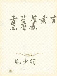 舌苔厚黄有齿痕怎么办