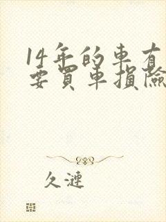 14年的车有必要买车损险吗