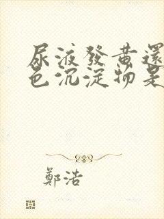 尿液发黄还有白色沉淀物是什么原因