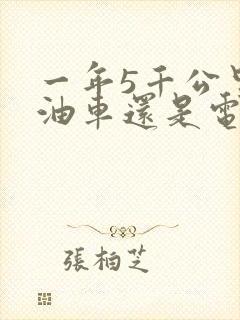 一年5千公里买油车还是电车