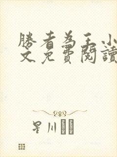 胜者为王小说全文免费阅读无删减