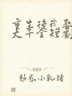 重生后我娶了老大千金短剧免费观看