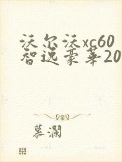 沃尔沃xc60智逸豪华2022