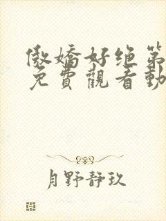 傲娇好绝第一季免费观看动漫全集高清