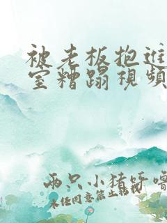 被老板抱进办公室糟蹋视频