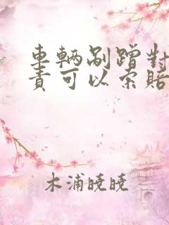 车辆剐蹭对方全责可以索赔哪些费用