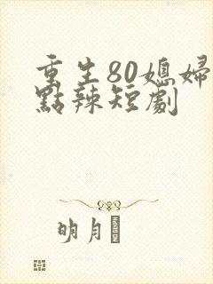 重生80媳妇有点辣短剧