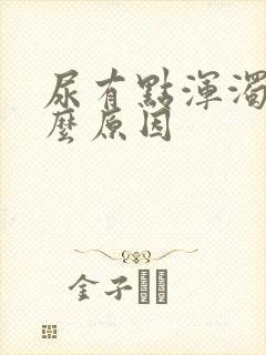 尿有点浑浊是什么原因