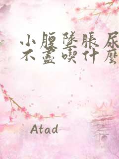 小腹坠胀尿频尿不尽吃什么药