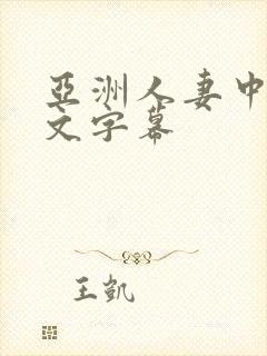 亚洲人妻中出中文字幕