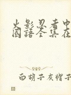 火影忍者中文版国语全集在线观看