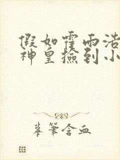 假如霍雨浩被魔神皇捡到小说