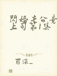 闪婚老公竟是我上司第1集