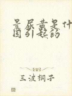 晨尿黄是什么原因引起的