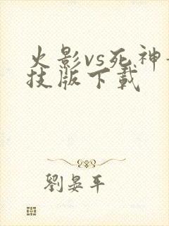 火影vs死神竞技版下载