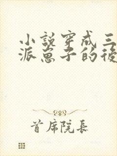 小说穿成三个反派崽子的后娘怎么办阅读