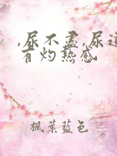 ,尿不尽,尿道有灼热感