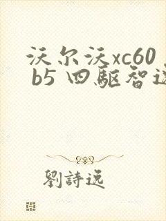 沃尔沃xc60 b5 四驱智逸豪华版