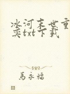 冰河末世重生张奕txt下载
