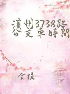 滨州3738路公交车时间表