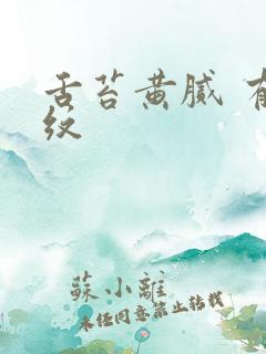 舌苔黄腻 有裂纹