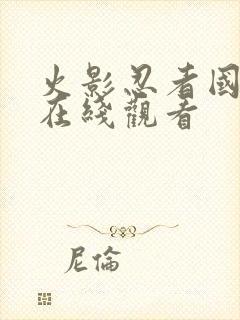 火影忍者国语版在线观看