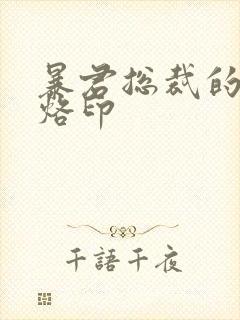 暴君总裁的狂烈烙印