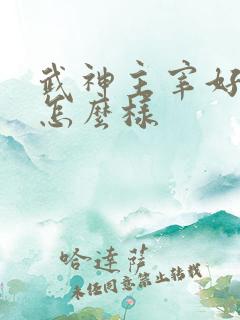 武神主宰好看吗怎么样