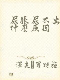 尿胀尿不出来是什么原因