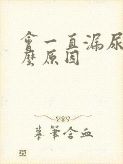 会一直漏尿是什么原因